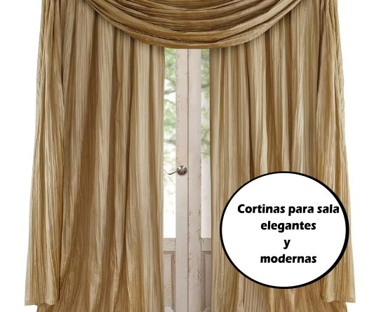 Cortinas para sala elegantes y modernas